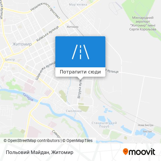 Карта Польовий Майдан