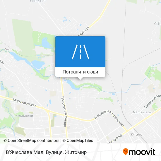 Карта В’Ячеслава Малі Вулиця