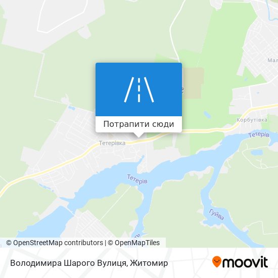 Карта Володимира Шарого Вулиця