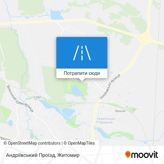 Карта Андріївський Проїзд