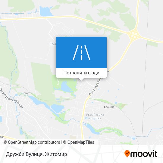 Карта Дружби Вулиця
