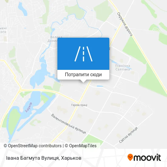 Карта Івана Багмута Вулиця