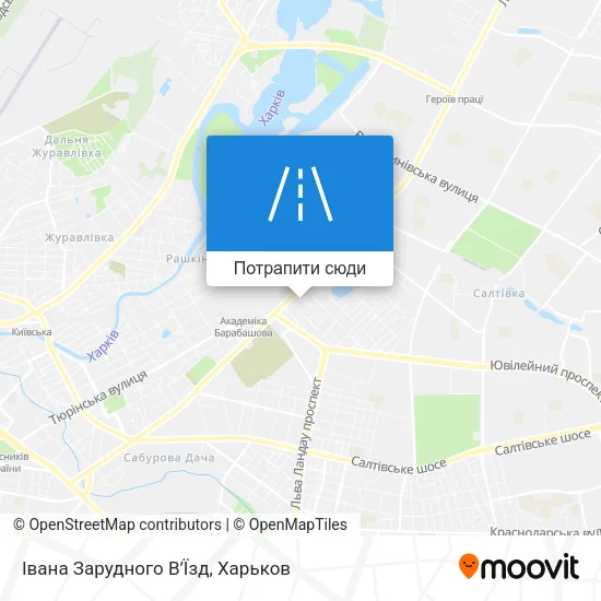 Карта Івана Зарудного В’Їзд