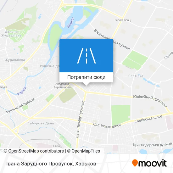Карта Івана Зарудного Провулок