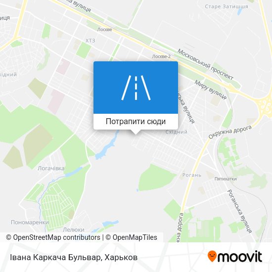 Карта Івана Каркача Бульвар