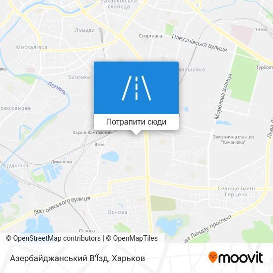 Карта Азербайджанський В’Їзд