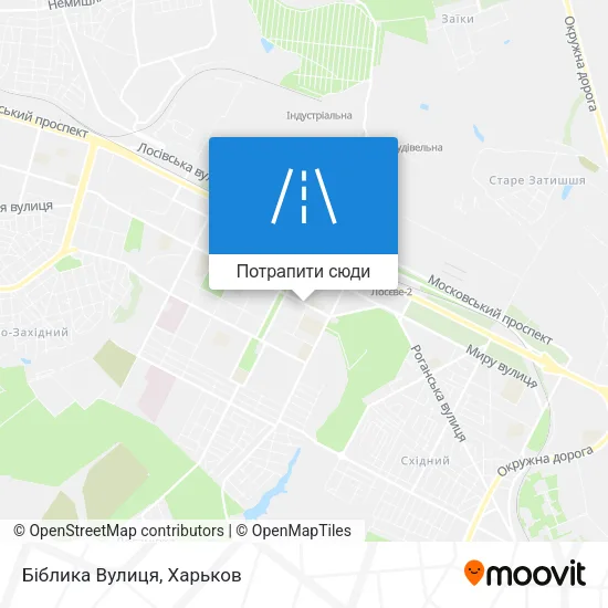Карта Біблика Вулиця
