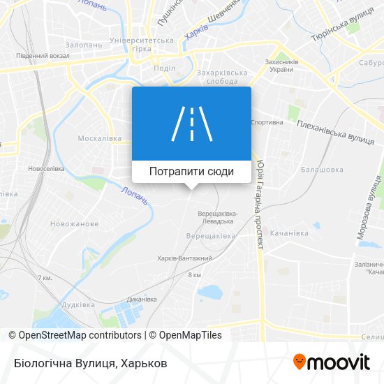 Карта Біологічна Вулиця