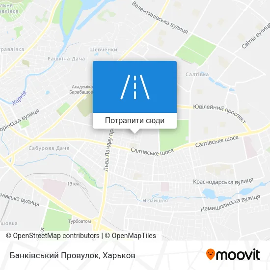 Карта Банківський Провулок