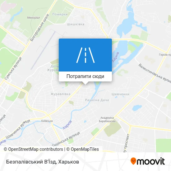 Карта Безпалівський В’Їзд
