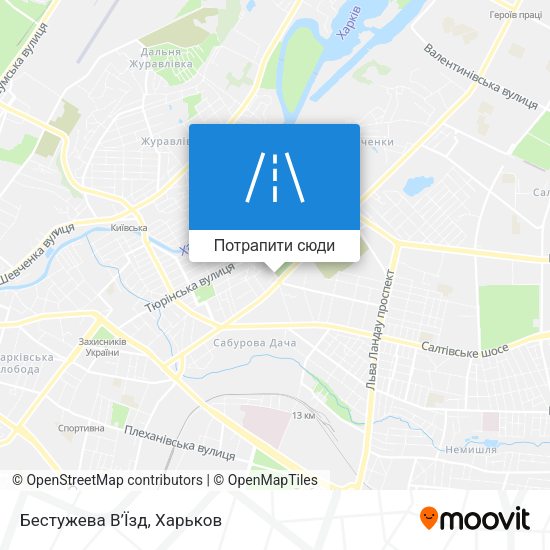 Карта Бестужева В’Їзд