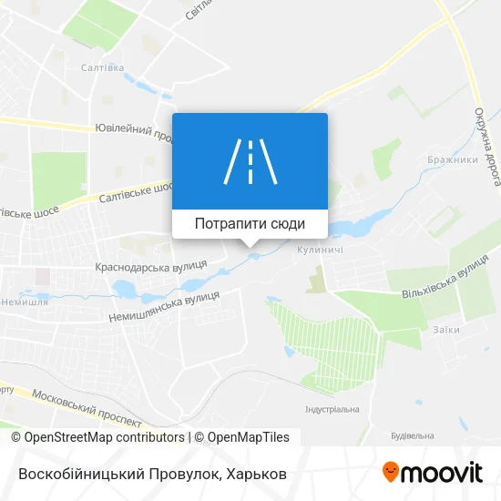 Карта Воскобійницький Провулок