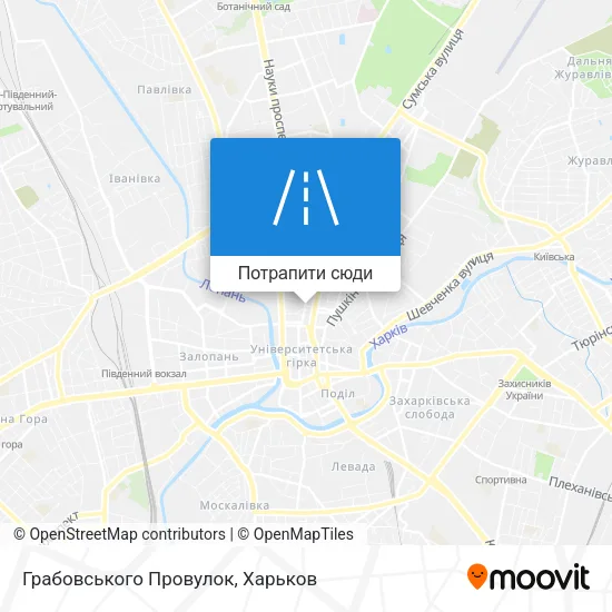 Карта Грабовського Провулок