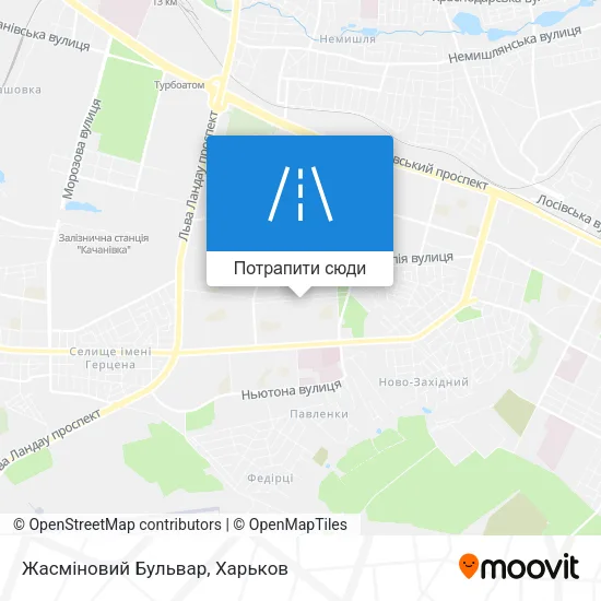 Карта Жасміновий Бульвар