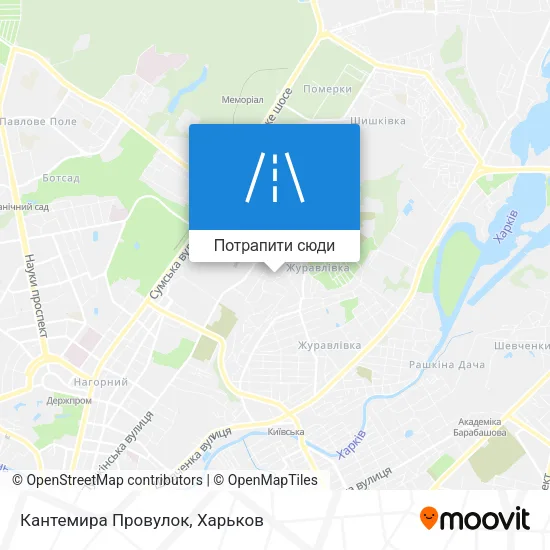 Карта Кантемира Провулок