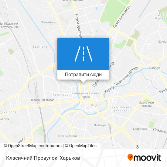 Карта Класичний Провулок
