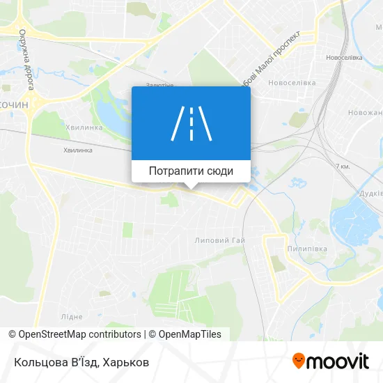 Карта Кольцова В’Їзд