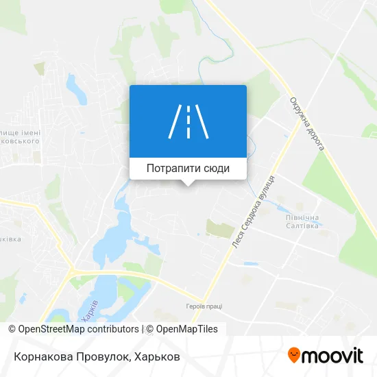 Карта Корнакова Провулок
