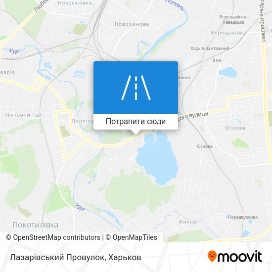 Карта Лазарівський Провулок