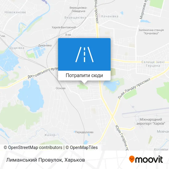 Карта Лиманський Провулок