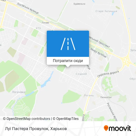 Карта Луї Пастера Провулок