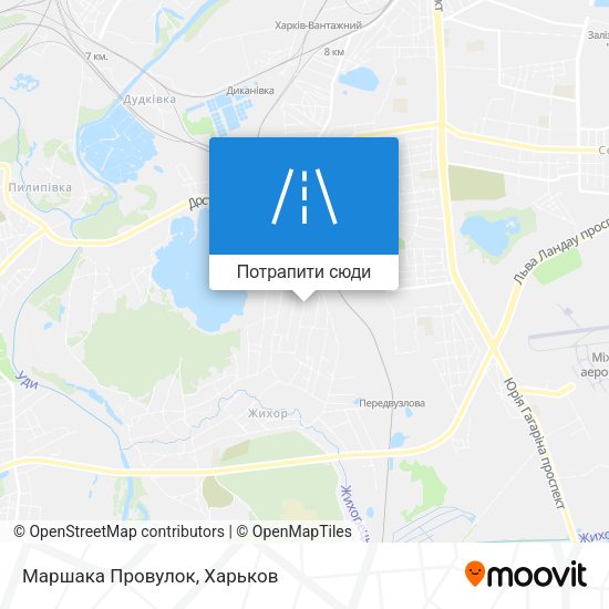 Карта Маршака Провулок
