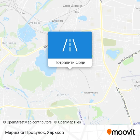 Карта Маршака Провулок