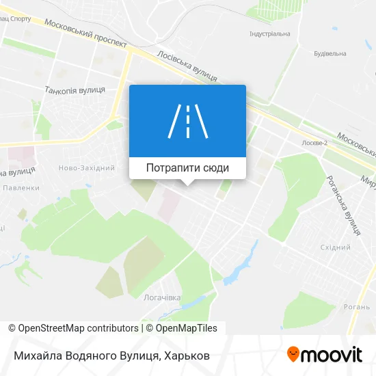 Карта Михайла Водяного Вулиця
