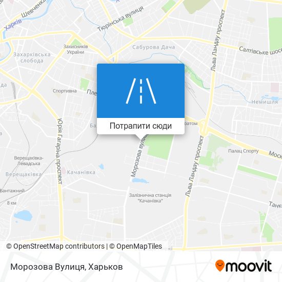 Карта Морозова Вулиця