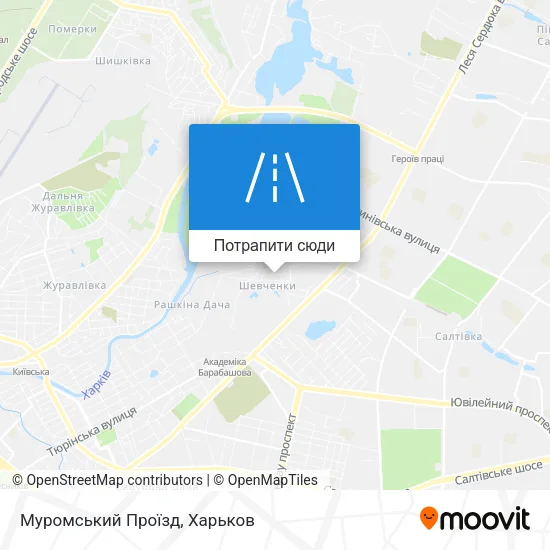 Карта Муромський Проїзд