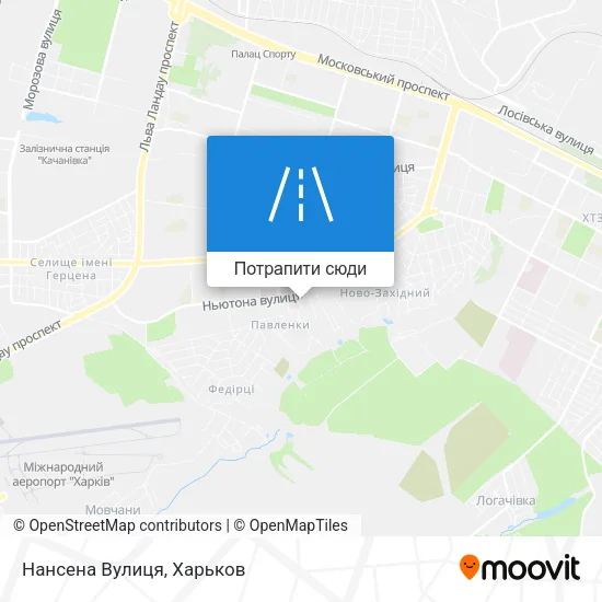 Карта Нансена Вулиця