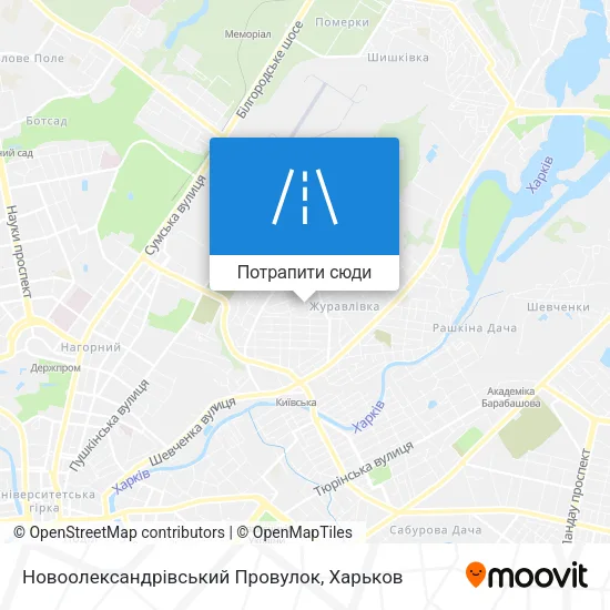 Карта Новоолександрівський Провулок