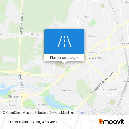 Карта Остапа Вишні В’Їзд