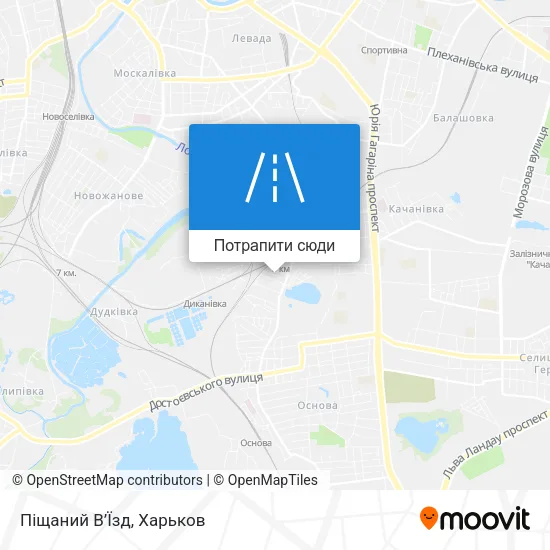 Карта Піщаний В’Їзд