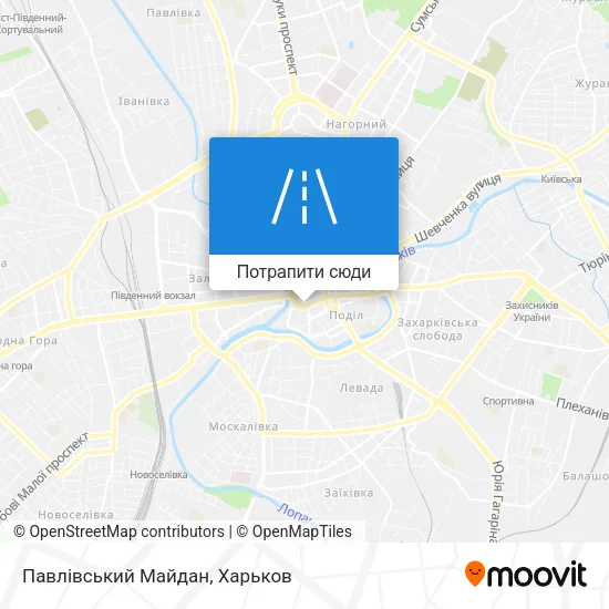 Карта Павлівський Майдан