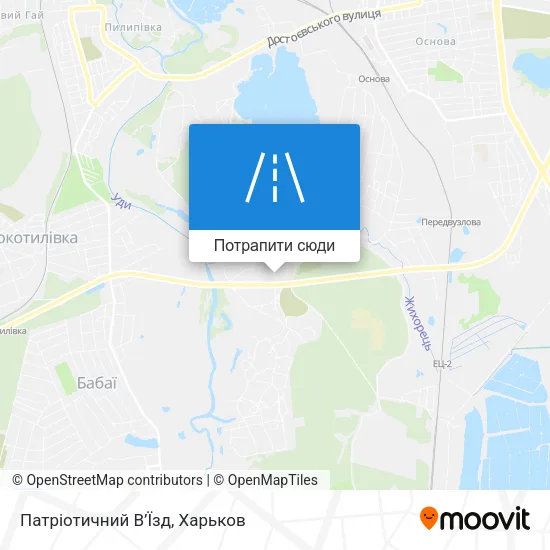 Карта Патріотичний В’Їзд