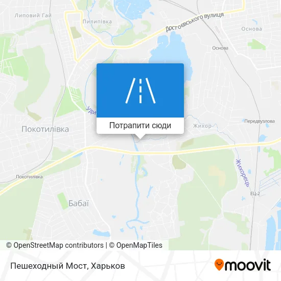 Карта Пешеходный Мост