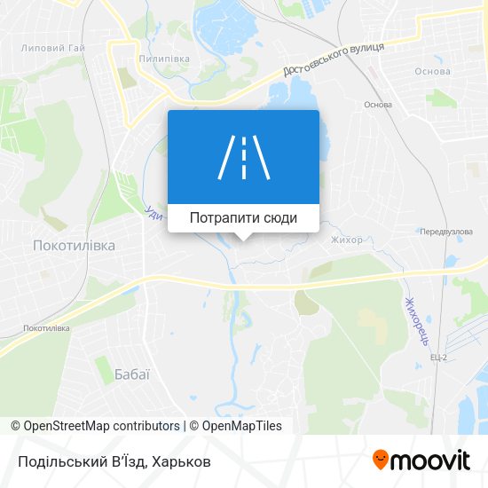 Карта Подільський В’Їзд