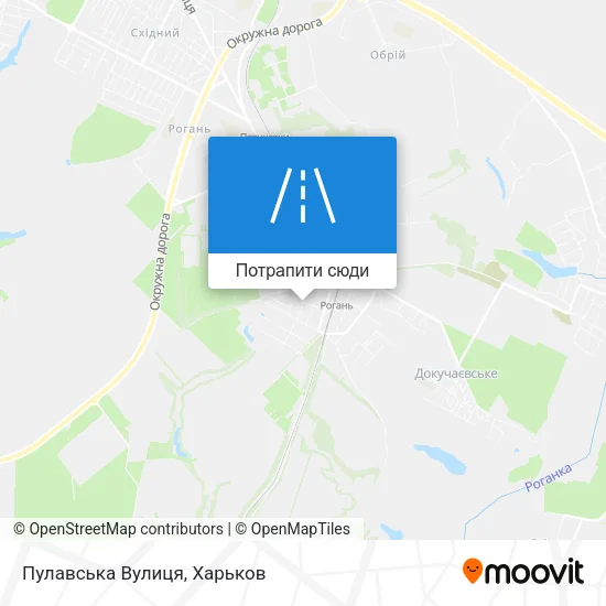 Карта Пулавська Вулиця