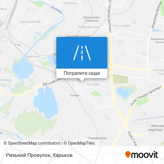 Карта Ризький Провулок