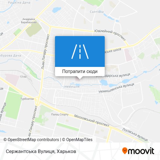 Карта Сержантська Вулиця