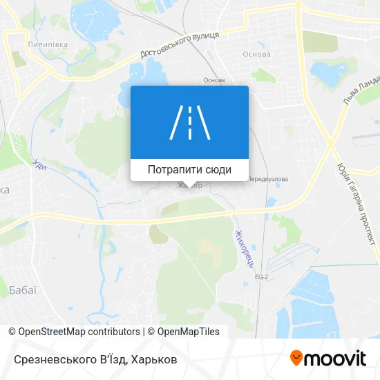 Карта Срезневського В’Їзд