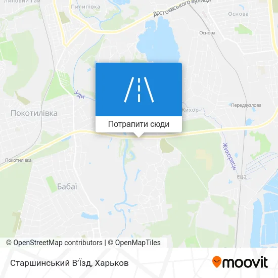 Карта Старшинський В’Їзд