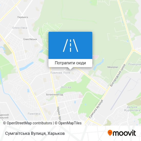Карта Сумгаїтська Вулиця