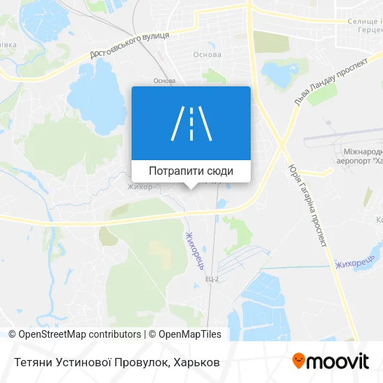 Карта Тетяни Устинової Провулок