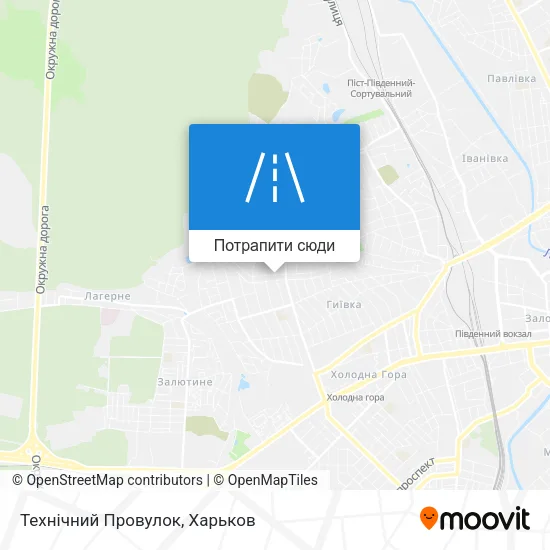 Карта Технічний Провулок