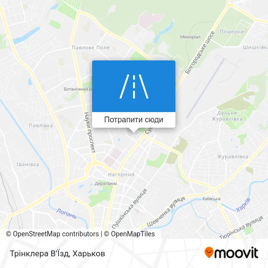 Карта Трінклера В’Їзд