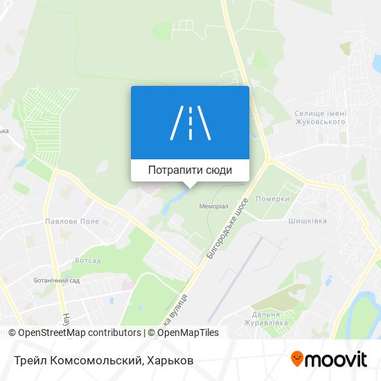 Карта Трейл Комсомольский