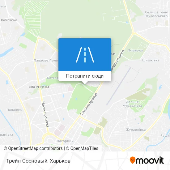 Карта Трейл Сосновый