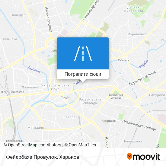 Карта Фейєрбаха Провулок